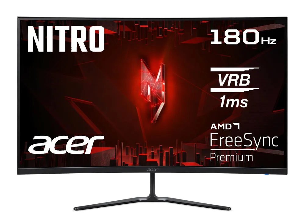 Monitor Acer Nitro ED320QRS3bmiipx 31,5" FullHD 180Hz VA Curved 1ms FreeSync Premium