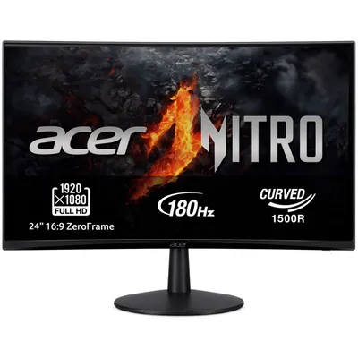 Acer NITRO ED240QS3bmiipx 23,6" LED VA FullHD 180Hz FreeSync Premium Curved Lautsprecher