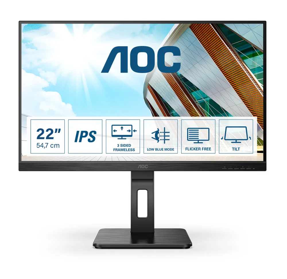 AOC 22P2DU 22" LED IPS FullHD 75Hz FreeSync