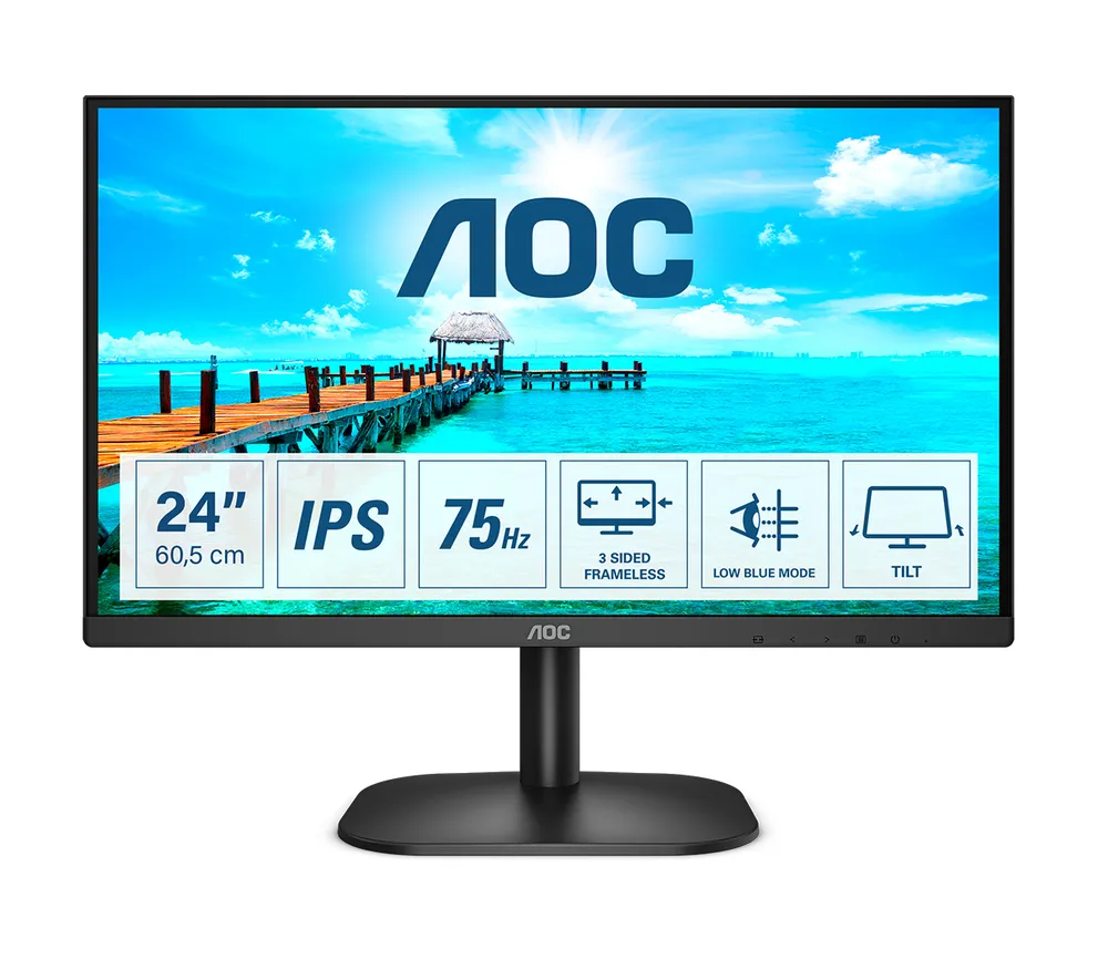 AOC B2 24B2XH/EU | 24b2xh | 60,5 cm (23.8") - 1920 x 1080 Pixel