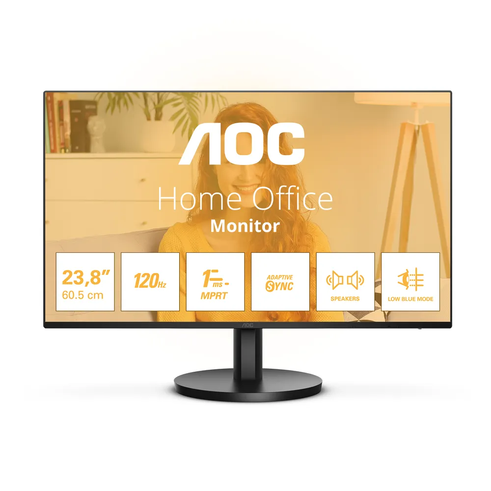 Monitor AOC 24B3QA2 24" FHD 1920x1080 120Hz IPS Adaptive Sync Flicker-Free