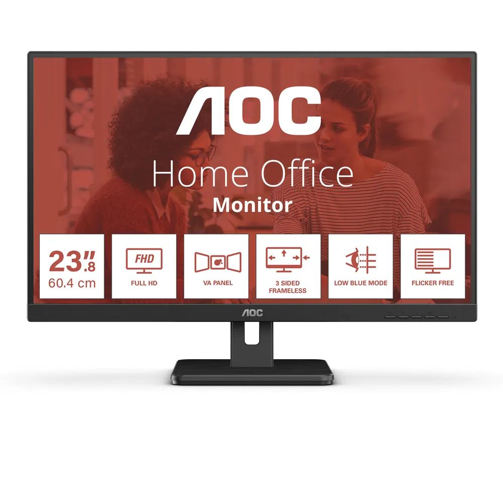 AOC Essential-line 24E3UM/BK | 24e3um/bk/eur | LED-Monitor - 60.5 cm (24")