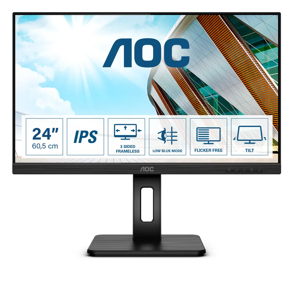 AOC 24P2Q | 24p2q | LED-Monitor - 61 cm (24") (23.8" sichtbar)