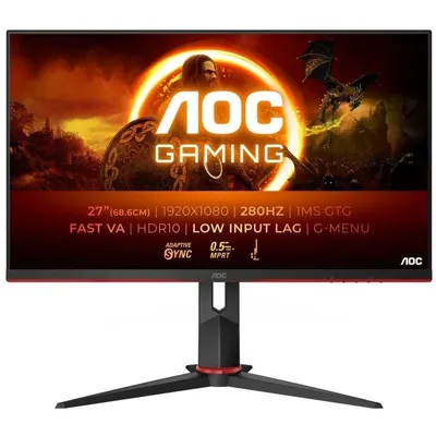 Monitor AOC 27G2ZN3/BK 27" FullHD 280Hz Fast VA 0