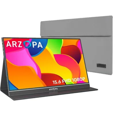 Monitor ARZOPA S1 Table 15,6" FullHD 60Hz IPS HDR Ultraleicht Lautsprecher