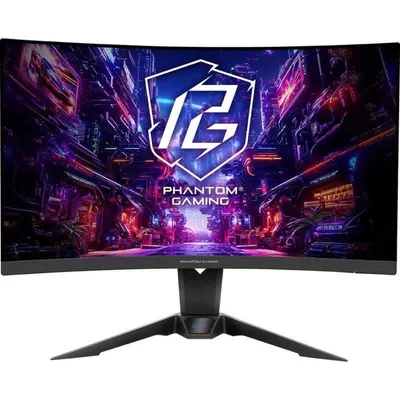 Monitor ASRock Phantom Gaming 27" Quad HD 180Hz VA Curved FreeSync HDR400