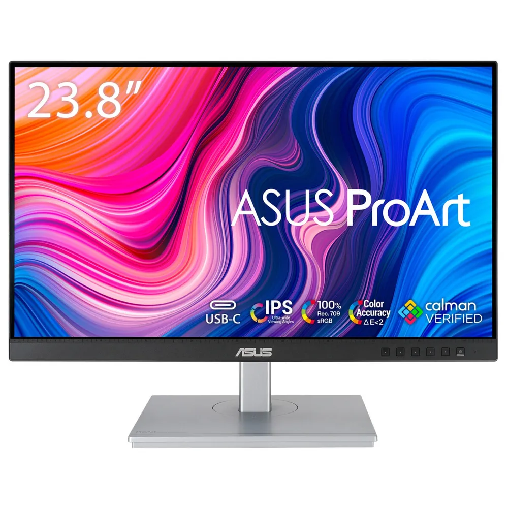 ASUS PA247CV Computerbildschirm 60,5 cm (23.8") 1920 x 1080 Pixel Full HD LED Schwarz, Silber