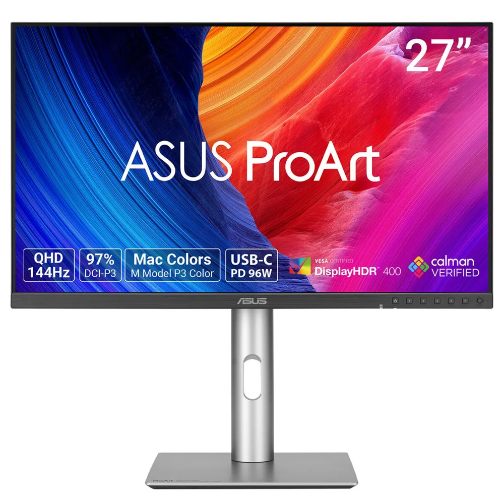 Monitor ASUS ProArt PA278CGRV 27" WQHD 144Hz IPS HDR10 USB-C 5ms Lautsprecher