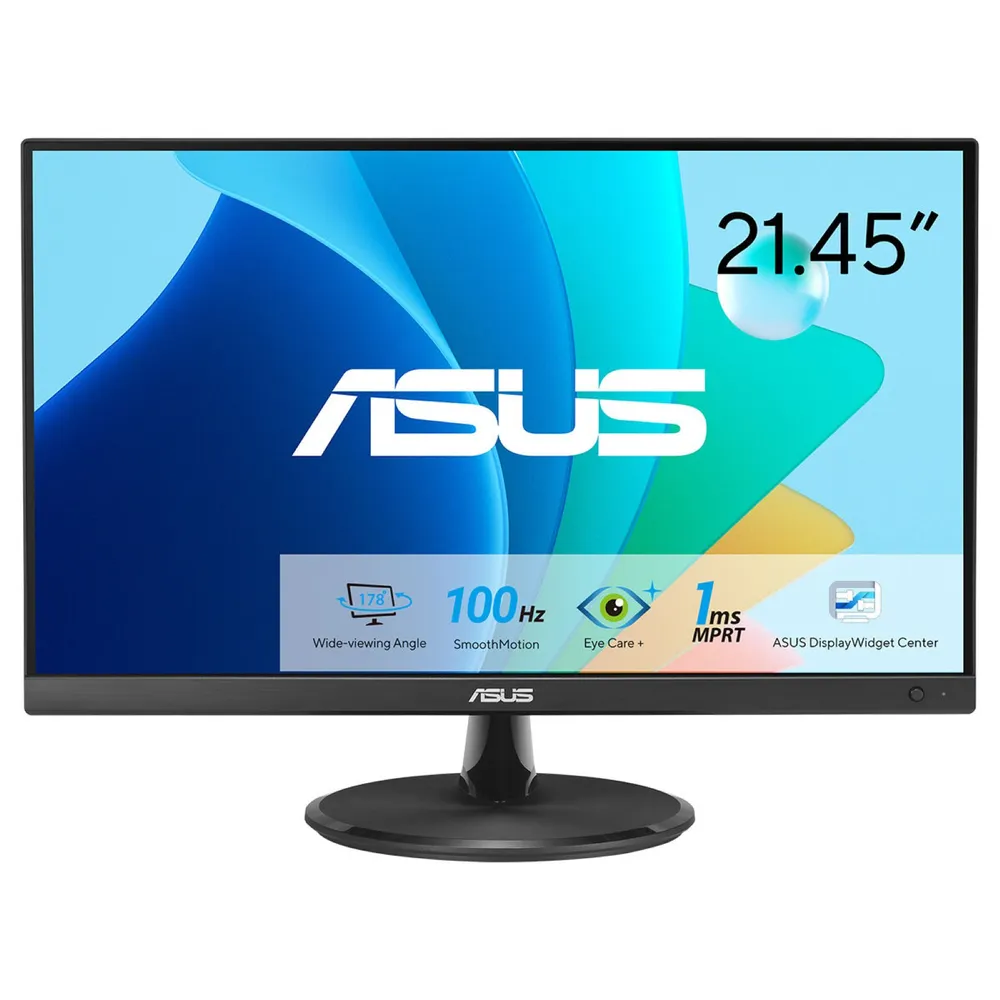 Monitor Asus VP227HF 21.45" FullHD 100Hz VA 1ms Rahmenlos Adaptive-Sync
