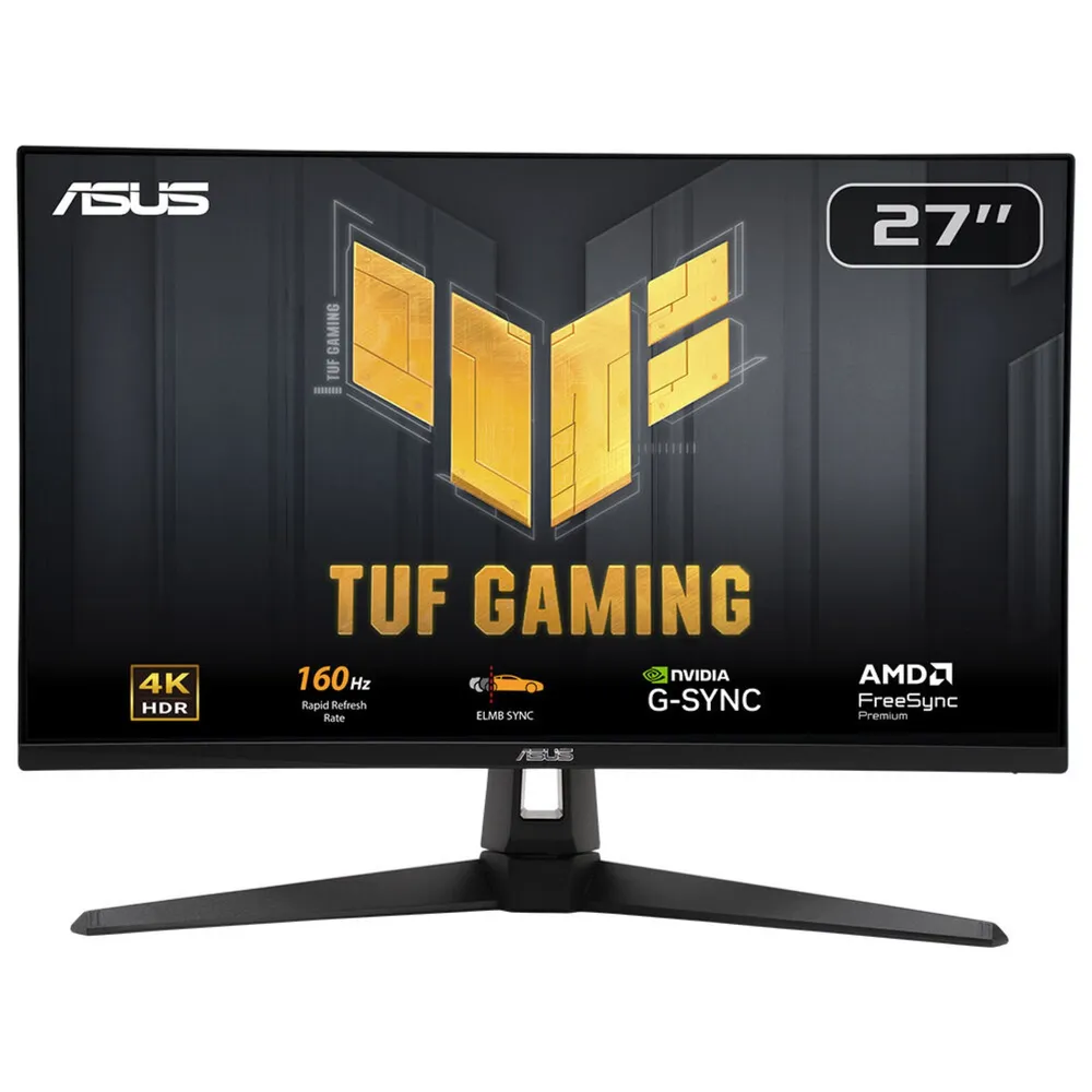 ASUS 27″ 4K UHD 160Hz Fast IPS HDR10 G-SYNC FreeSync HDMI 2.1 Monitor