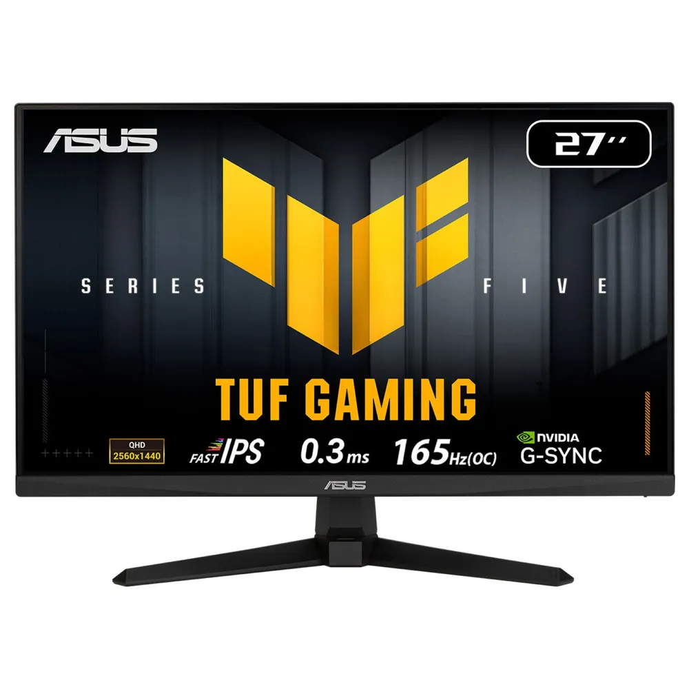 Monitor ASUS TUF Gaming VG27AQE5A 27" Quad HD 165Hz IPS HDR10 FreeSync G-SYNC 0