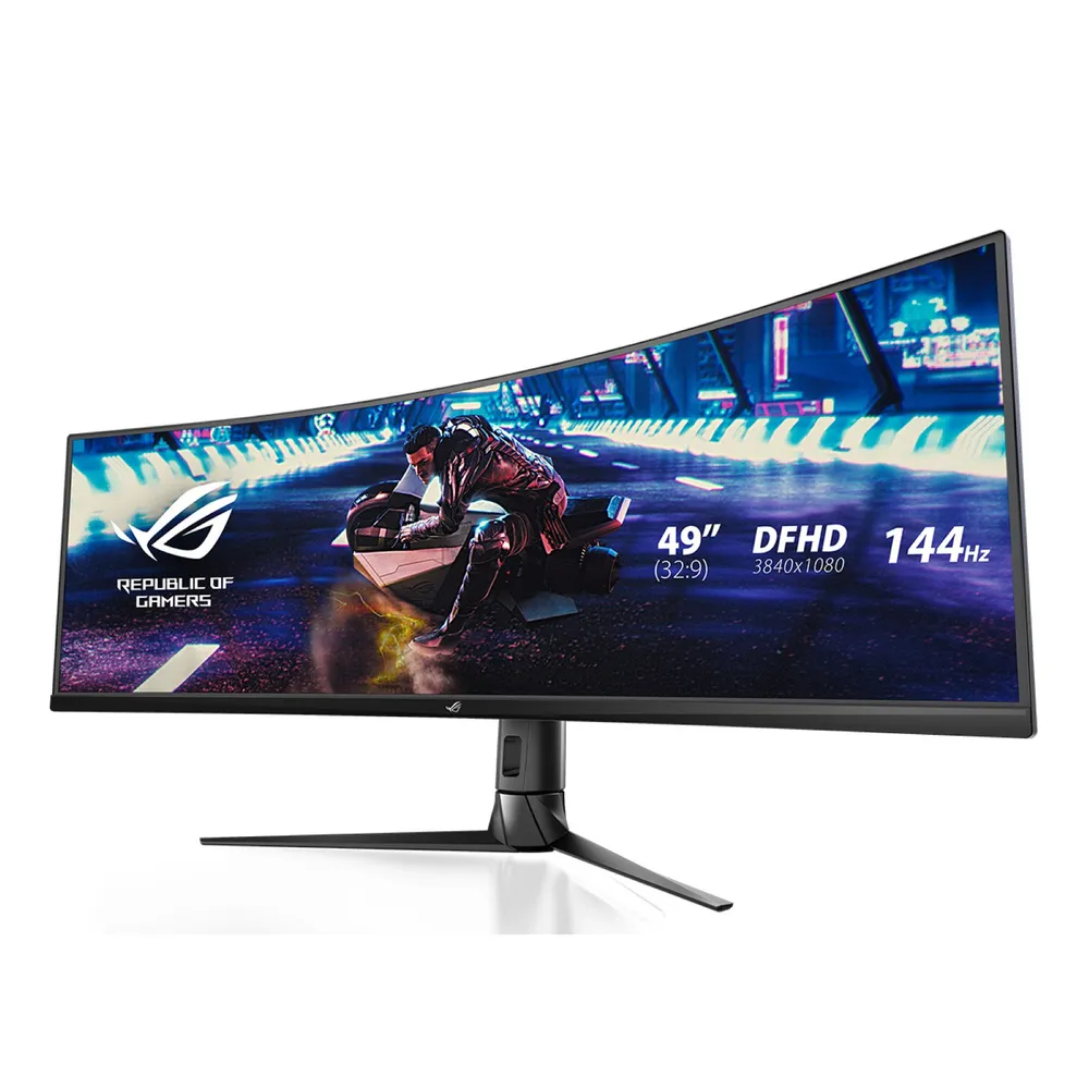 Monitor Asus ROG Strix XG49VQ 49" Dual FullHD 144Hz VA Curved 4ms FreeSync HDR