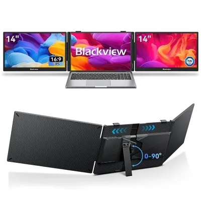 Monitor Blackview DCM5 14" FullHD 60Hz IPS Tragbar Dual USB-C Reverse Charging 100W