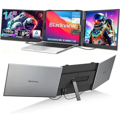 Monitor Blackview DCM6 14" FullHD 60Hz IPS Dual USB-C Ultradünn Aluminium TÜV