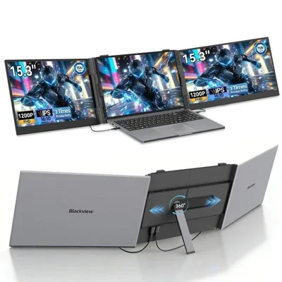 Monitor Blackview DCM8 15,3" FullHD 60Hz IPS Tragbar Dual USB-C Reverse Charging