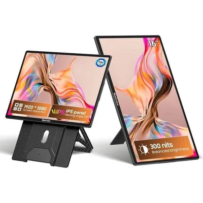 Monitor Blackview Table 9 16" FullHD+ 60Hz IPS Lautsprecher 360° Drehung Höhenverstellbar