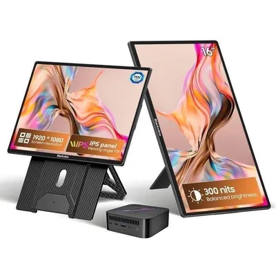 Monitor Blackview Table 9 16" FullHD+ 60Hz IPS Lautsprecher 360°-Halterung