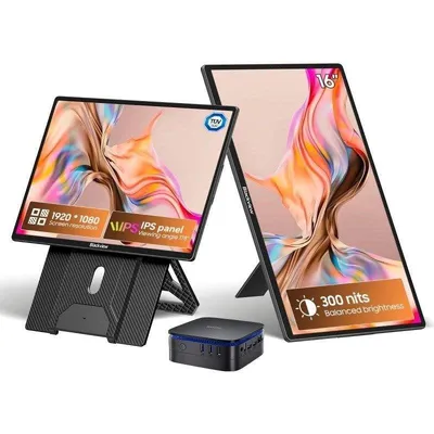 Monitor Blackview Table 9 16" FullHD+ 60Hz IPS Lautsprecher USB-C Magnetischer Standfuß