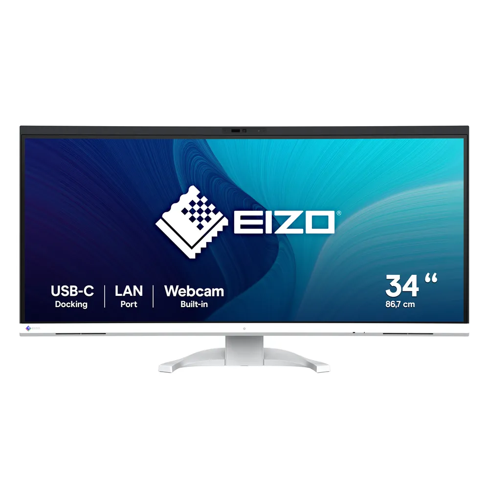 EIZO FlexScan EV3450XC-WT Curved-Monitor 86.6 cm (34.1") UWQHD | ev3450xc-wt | IPS - 5ms