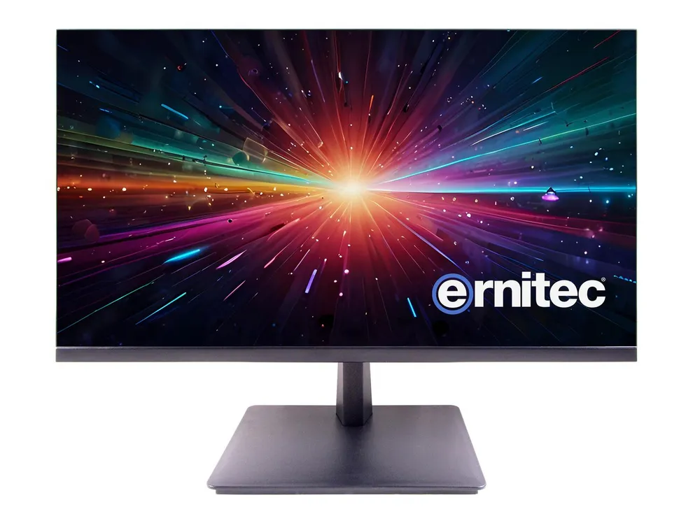 Monitor Ernitec 0070-24124-F 24" FullHD 4 ms IPS LED Schwarz