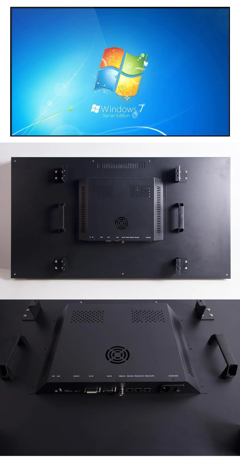 Monitor Ernitec 0070-24246 46" FullHD 60Hz LED Wandmontage 5ms VESA