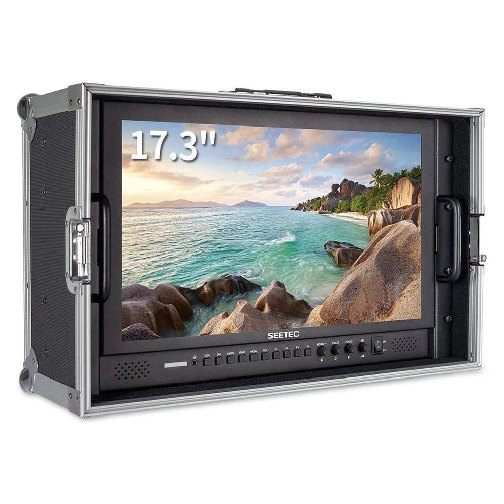 Feelworld SEETEC 17.3" 1920Ã1080 Pro Broadcast LCD Monitor with 3G SDI HDMI AV (suitcase)