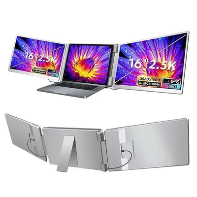 Monitor FOPO S5 16" Full HD+ 60Hz IPS Doppel Portable USB-C Mini HDMI Faltbar
