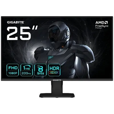 Monitor Gigabyte GS25F2 24.5" FullHD 200Hz SS-IPS 1ms FreeSync Premium HDR10 Lautsprecher