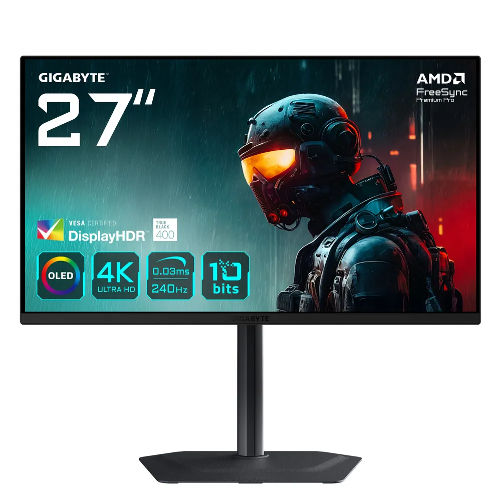 Monitor GIGABYTE MO27U2 27" 4K 240Hz QD-OLED Gaming Monitor