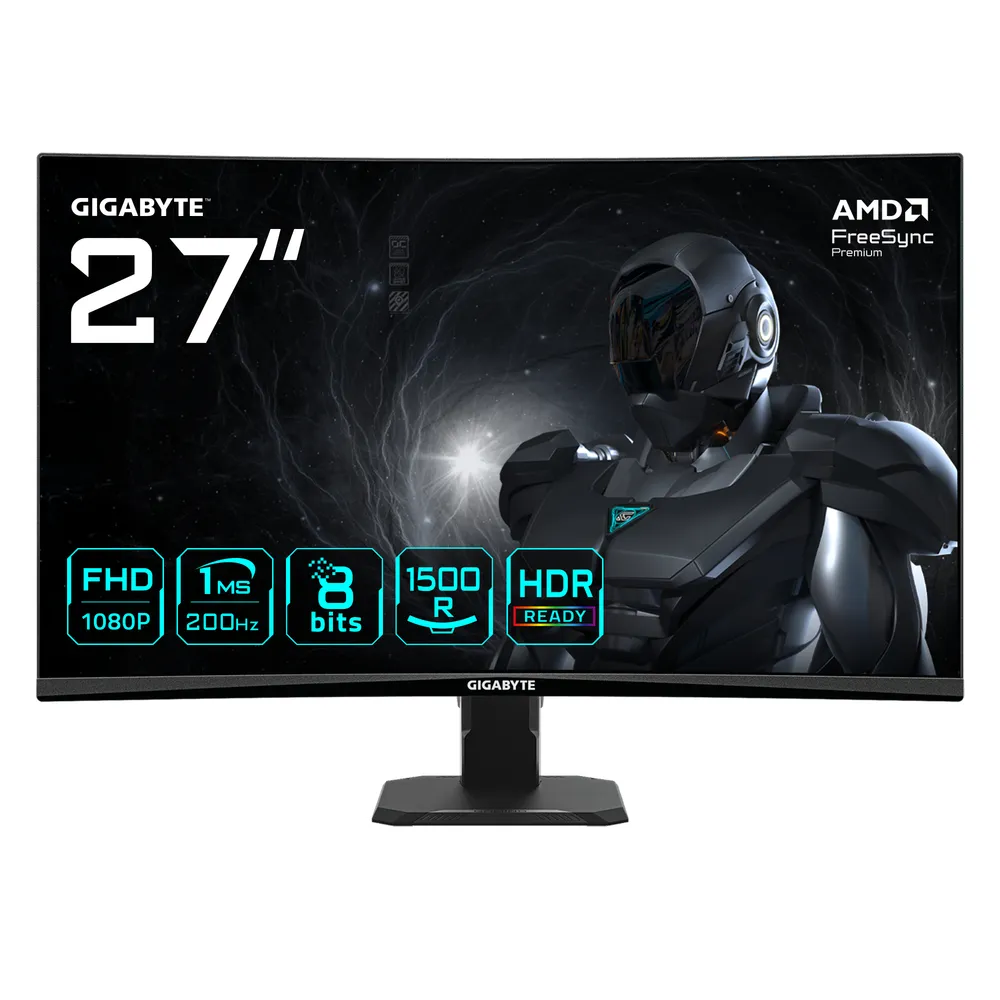 Gigabyte GS27FCA Curved-Gaming-Monitor
