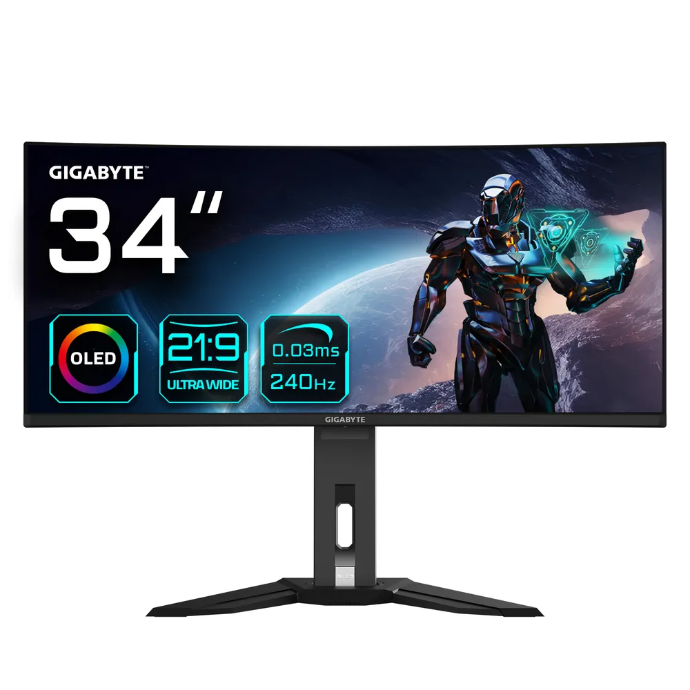 GIGABYTE MO34WQC2 OLED Curved