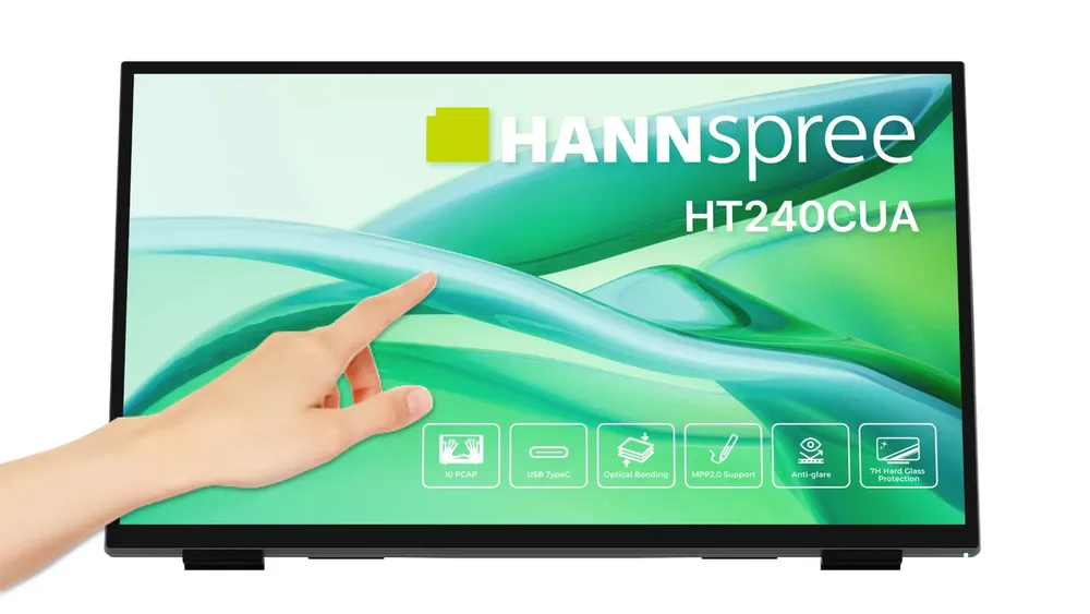 Monitor Hannspree HT240CUA 23.8" FullHD 100Hz VA Touchscreen 6ms Lautsprecher
