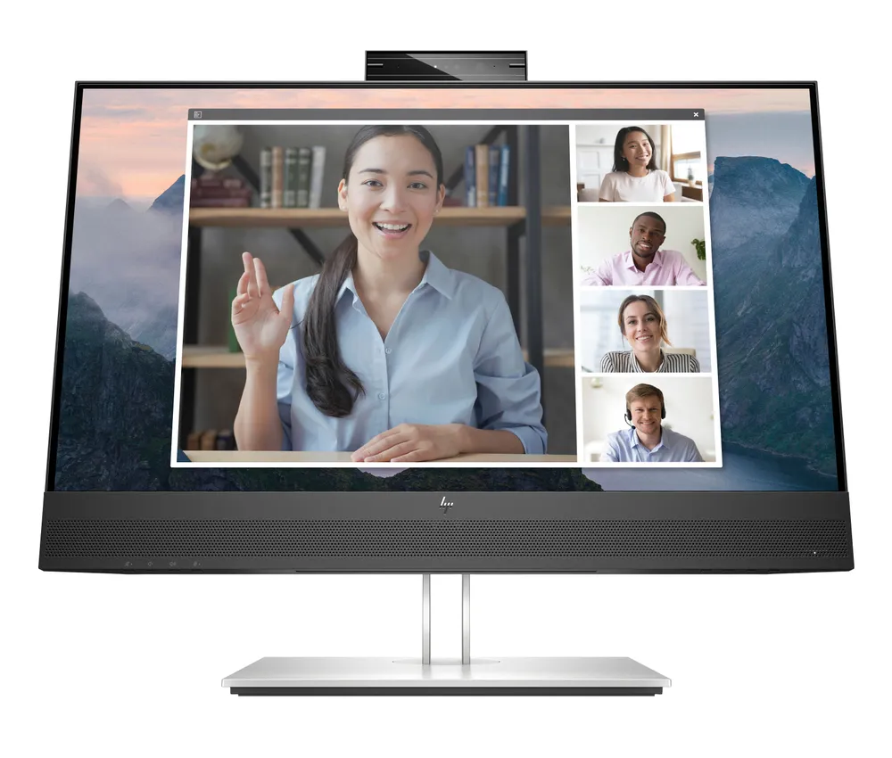 Monitor HP E24mv G4 23.8" FullHD 60Hz IPS Webcam Lautsprecher Ergonomisch