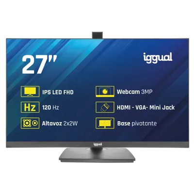 iggual ML27WC 27" Full HD 1920x1080 1 ms IPS LED Schwarz