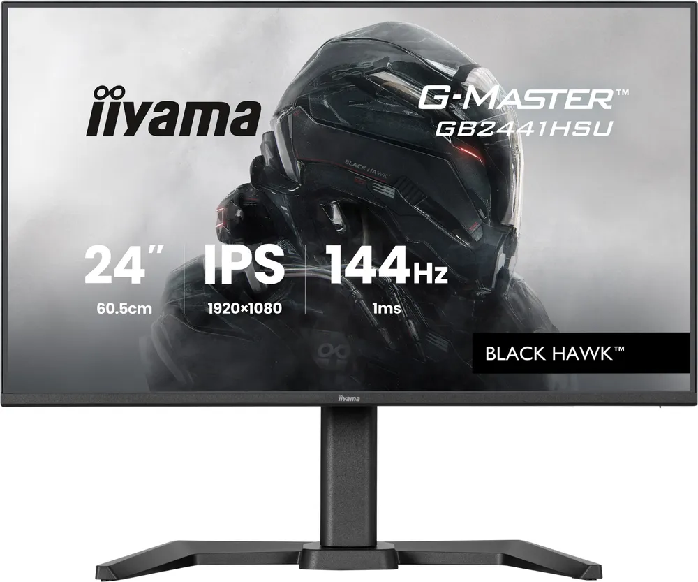 G-MASTER GB2441HSU-B1, Schwarz, 23,8 Zoll, Full HD, IPS, 144 Hz, 1 ms Gaming-Monitor