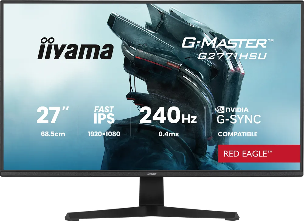 iiyama G-Master G2771HSU-B1 Red Eagle Monitor 68.6 cm (27") Full HD | g2771hsu-b1 | IPS - 0.3ms