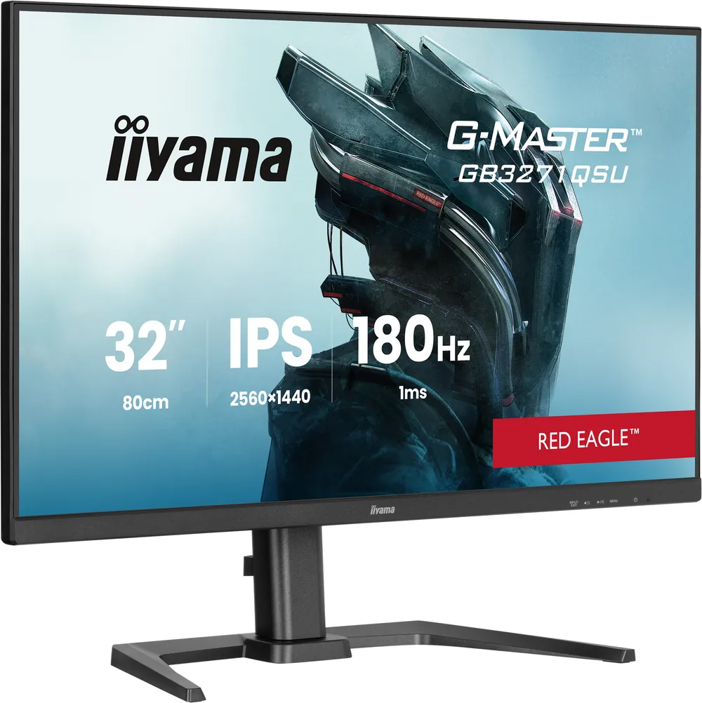 iiyama G-Master GB3271QSU-B2 Red Eagle Monitor 81.3 cm (32") WQHD | gb3271qsu-b2 | IPS - 1ms