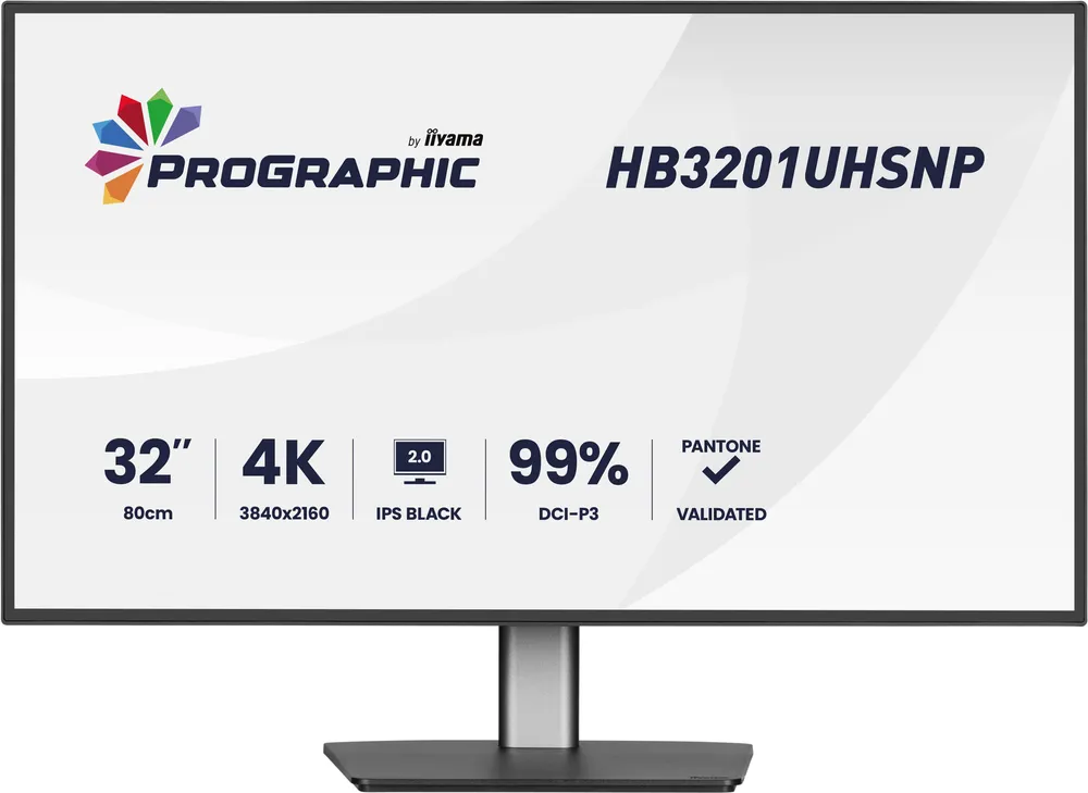 Iiyama ProGraphic HB3201UHSNP-B1 | hb3201uhsnp-b1 | LED-Monitor - 80 cm (31.5")