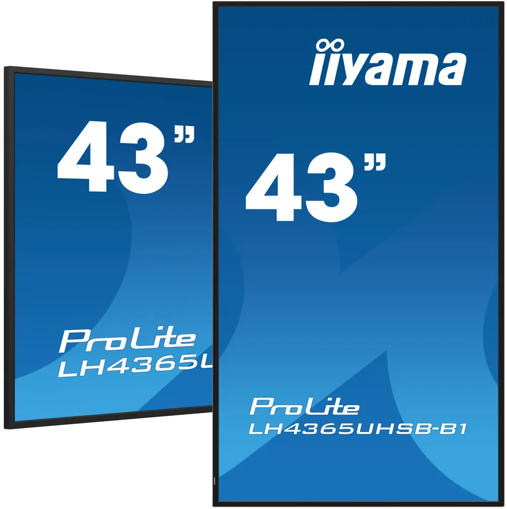 Iiyama ProLite LH4365UHSB-B1 | lh4365uhsb-b1 | 109 cm (43") Diagonalklasse (108 cm (42.5")
