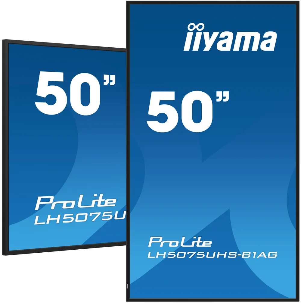 Iiyama ProLite LH5075UHS-B1AG | lh5075uhs-b1ag | 127 cm (50") Diagonalklasse (125.7 cm (49.5")