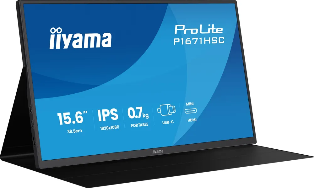 Iiyama ProLite P1671HSC-B1 | p1671hsc-b1 | LED-Monitor - 39.6 cm (15.6")