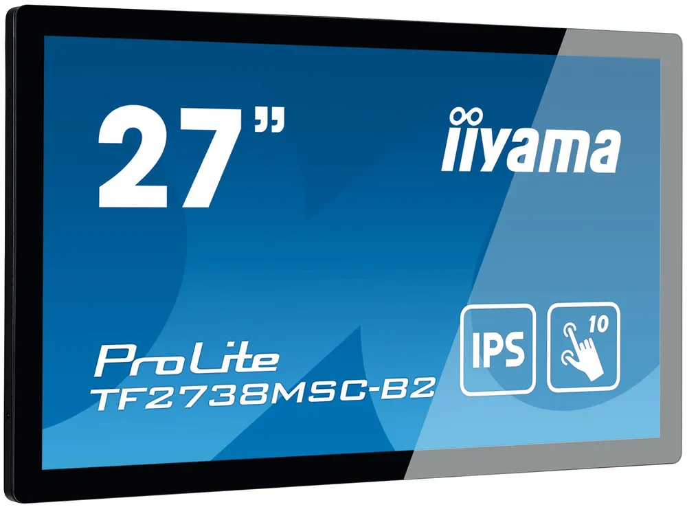 Monitor iiyama ProLite TF2738MSC-B2 27" 1920x1080 Full HD Multi-Touch Schwarz