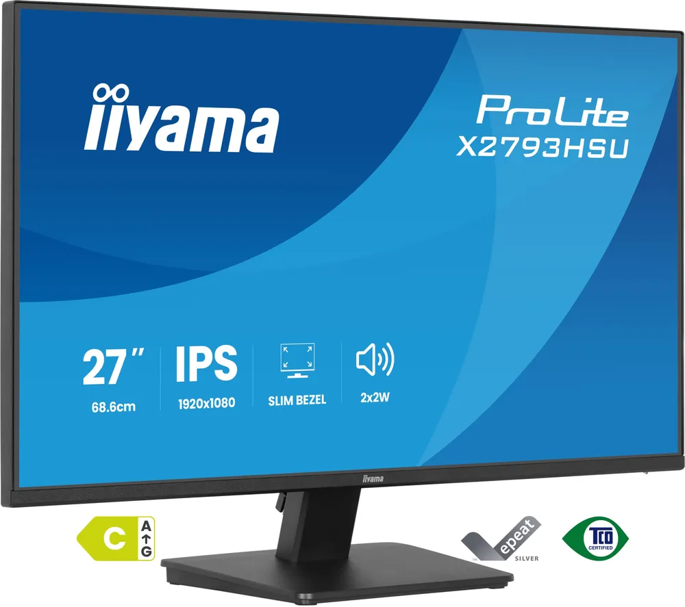 iiyama ProLite X2793HSU-B1 Monitor 68.6cm (27") Full HD | x2793hsu-b1 | IPS - 1ms