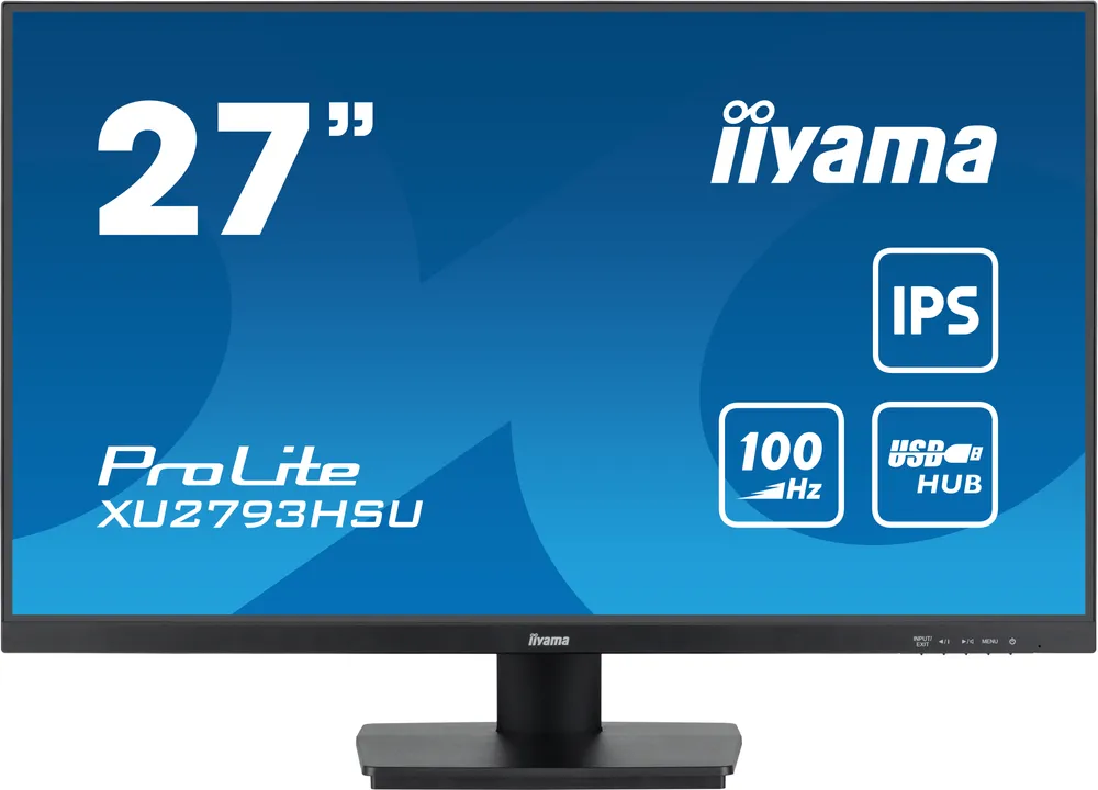 Iiyama Monitor 27″ 1080p 100Hz IPS FreeSync Lautsprecher VESA HDMI USB