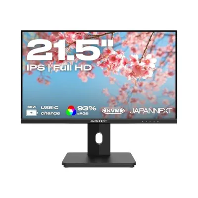 JAPANNEXT JN-i215FLFHSP-C65W 21,5" LED IPS FullHD 75Hz FreeSync USB-C