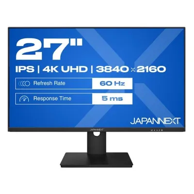 Monitor JAPANNEXT JN-IPS270UHD60F 27" UltraHD 4K 60Hz IPS HDR10 FreeSync Höhenverstellbar