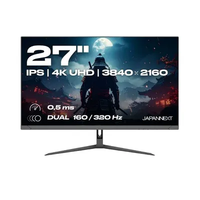 Japannext Jn-ips27g1632uf Dual-Modus-Gaming-Monitor 27" IPS 4k/fhd 160 Hz/320 Hz 0,5 ms