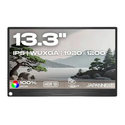 Monitor JAPANNEXT JN-MD-IPS133WUXGAR 13.3" WUXGA 60Hz IPS HDR G-Sync FreeSync 25ms