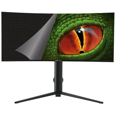Keep Out XGM34UW 34" LED VA UltraWide QHD 165Hz Lautsprecher Höhenverstellbar FreeSync Gebogen