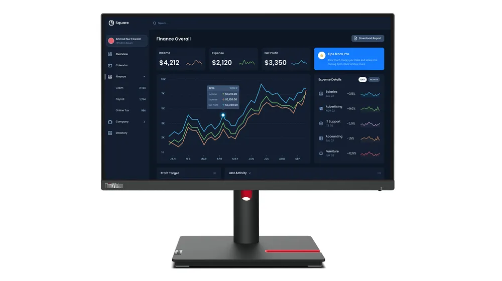 Lenovo ThinkVision T22i-30 | 63b0mat6eu | LED-Monitor - 55.9 cm (22")